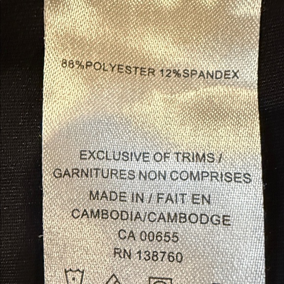 Hyba Tank Top Floral Black and Purple Women's Size L - Picture 6 of 7